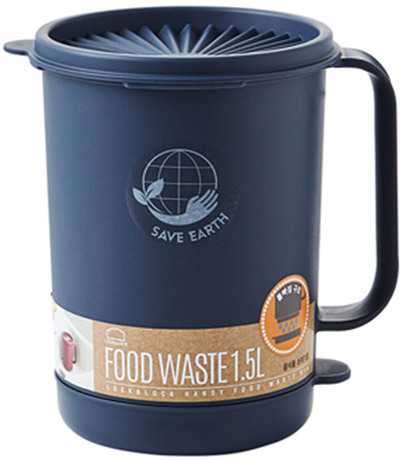 락앤락 음식물 쓰레기통 배수형 1.5L LDB502, 혼합 색상, 1개