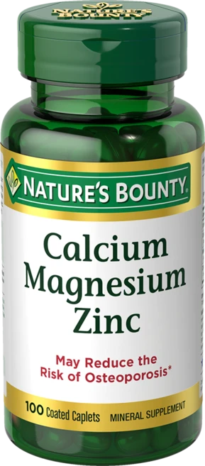네이쳐스바운티 칼슘 마그네슘 아연 코티드 캐플렛, 1개, 100정 - 쿠팡