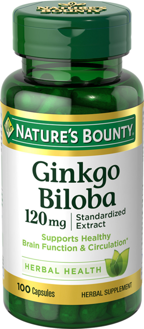 네이쳐스바운티 징코 빌로바 120mg 캡슐, 100정, 1개