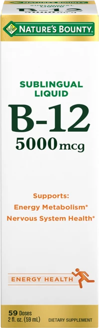 네이쳐스바운티 B-12 5000mcg 서브링걸 리퀴드, 1개, 59ml - 쿠팡