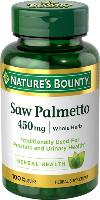 Nature's Bounty 쏘팔메토 450mg 캡슐, 1개, 100정 - 쿠팡