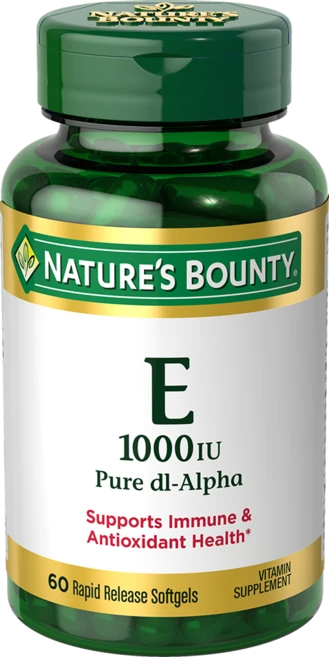 네이쳐스바운티 E 1000IU 래피드 릴리즈 소프트젤, 1개, 60정 - 쿠팡