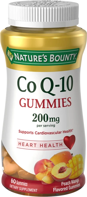 네이쳐스바운티 Co Q-10 200mg 구미 피치 망고, 1개, 60정 - 쿠팡