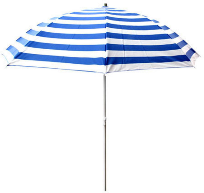 빈슨메시프 스트라이프 파라솔 2.05M, 블루