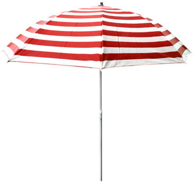 빈슨메시프 스트라이프 파라솔, 레드
