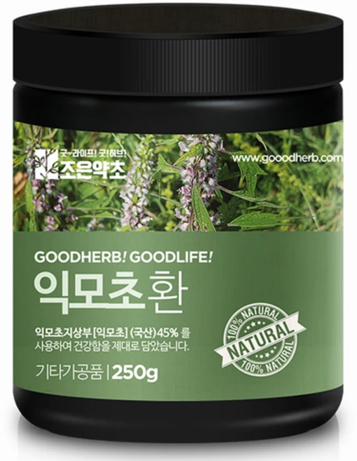 조은약초 프리미엄 익모초환, 250g, 1개 - 쿠팡