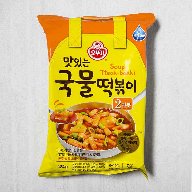 오뚜기 맛있는 국물 떡볶이, 424g, 1개