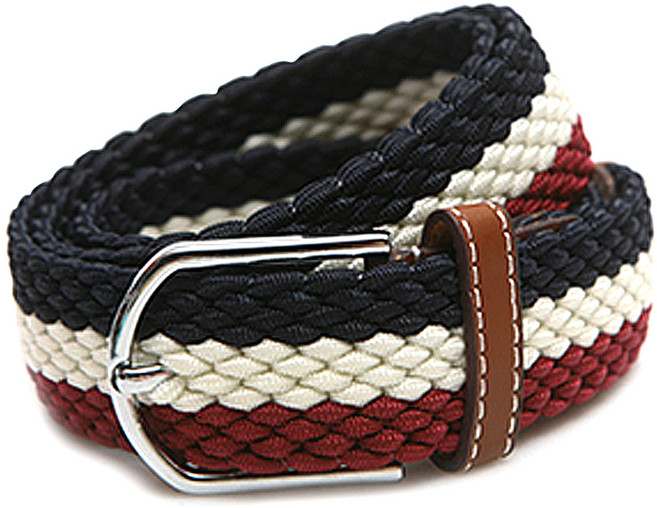 니꼴레닉 스포츠 패션 남여 골프 엘라스틱 밴딩 벨트, 164 네이비와인, 1개