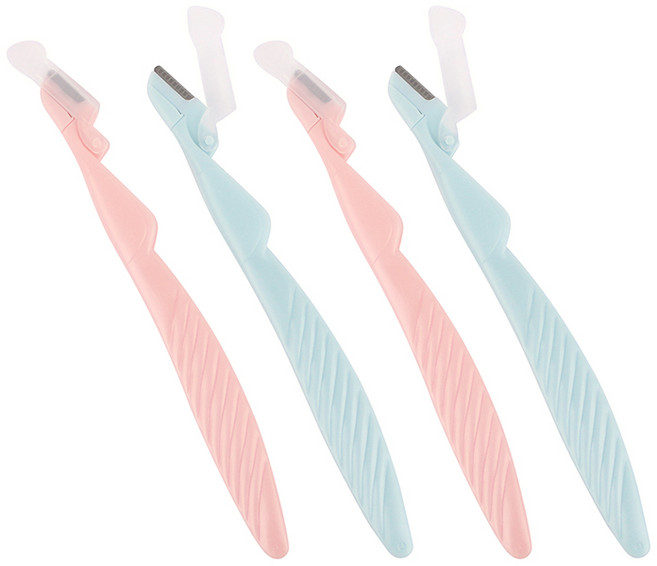 니켄 1/2 눈썹칼 2p, 피치, 스카이블루, 2세트