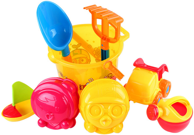 뽀로로 패티 통 모래놀이, 혼합 색상, 390g, 1개