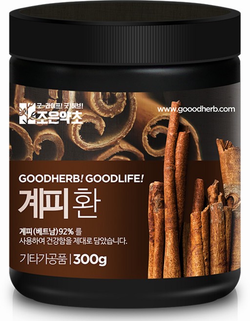 조은약초 프리미엄 계피환, 1개, 300g