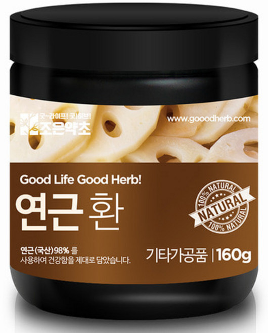 조은약초 프리미엄 연근환, 160g, 1개