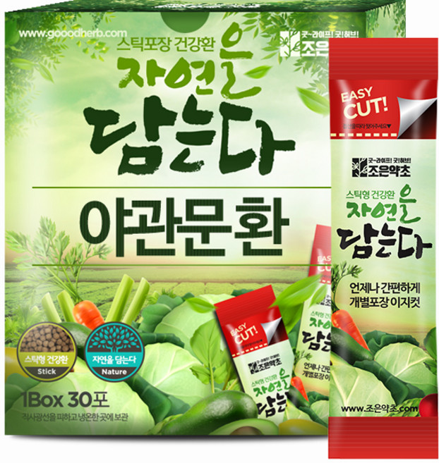 조은약초 자연을 담는다 스틱형 야관문환, 30개, 3g