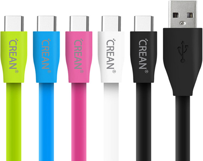 크레앙 버라이어티 고속 충전 케이블 5p, CRECBVAR5PK-TC, 1세트