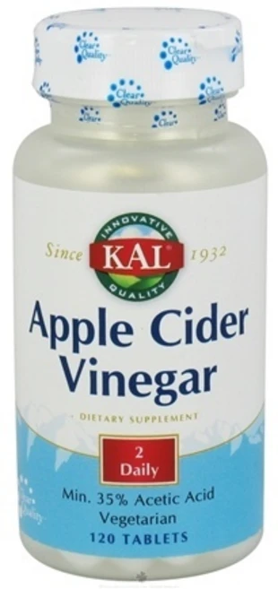 Kal 애플 사이다 비니거 타블렛, 1개, 120정 - 쿠팡
