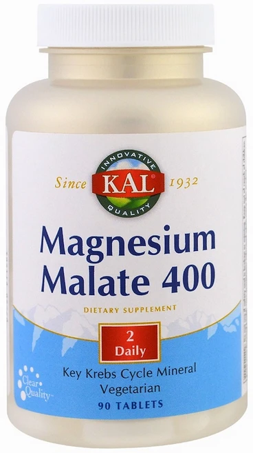 Kal 마그네슘 말레이트 400 타블렛, 90정, 1개 - 쿠팡