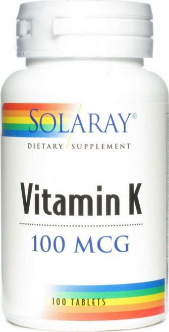 솔라레이 비타민 K 100mcg 타블렛, 1개, 100정