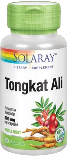 솔라레이 통캇 알리 루트 400mg 베지캡, 1개, 60정 - 쿠팡