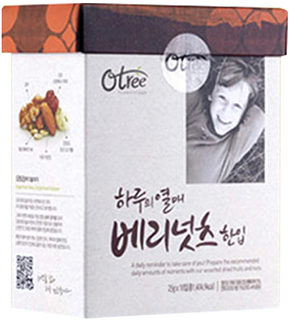 오트리 하루의열매 베리넛츠 한입, 250g, 1개