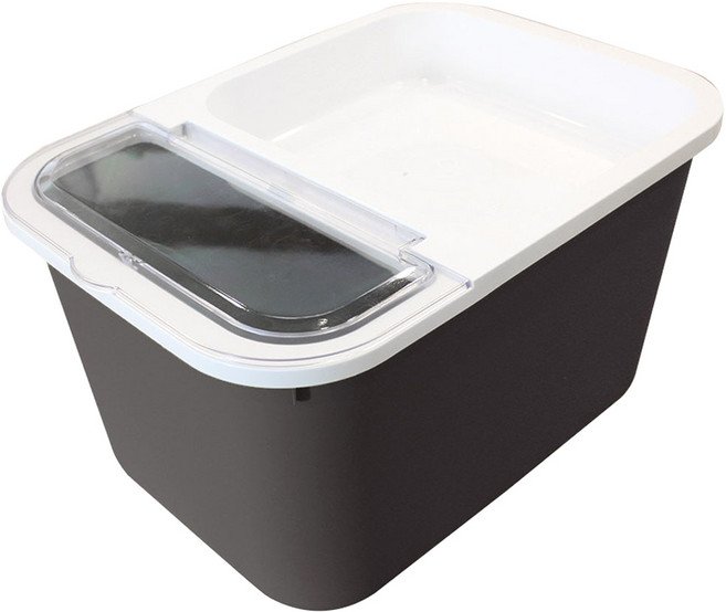 가쯔 모던쌀통 10kg, 그레이, 1개