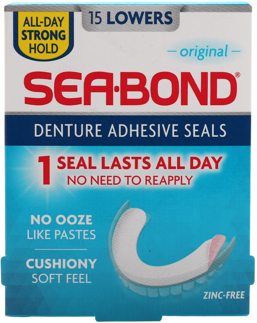 씨본드 틀니 접착 씰 아래닛용 15개입