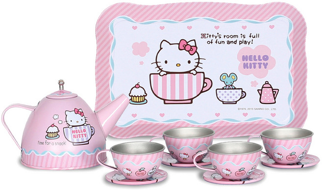 헬로키티 클래식 티타임 소꿉놀이, 혼합 색상, 1개