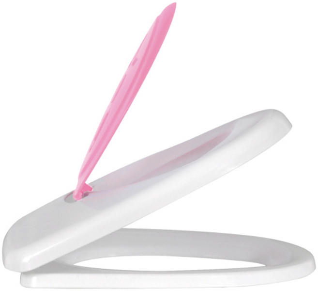 모아시스템즈 래빗 유아 성인 겸용 변기커버, 핑크