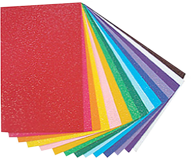 Cheongyang Toy 自黏式亮粉不織布 15色組, 1套, 自黏式亮粉