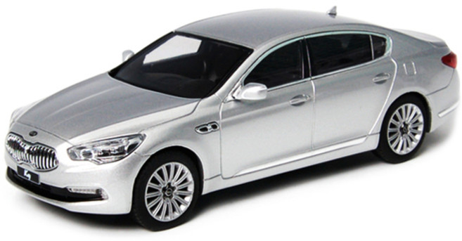 지그마리 1:32 코사프 기아 K9 3.8 GDI 자동차 다이캐스트, 실버, 1개