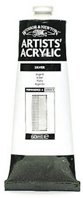 윈저앤뉴튼 아티스트 아크릴물감 S3 617 Silver, 1, 60ml, 1색