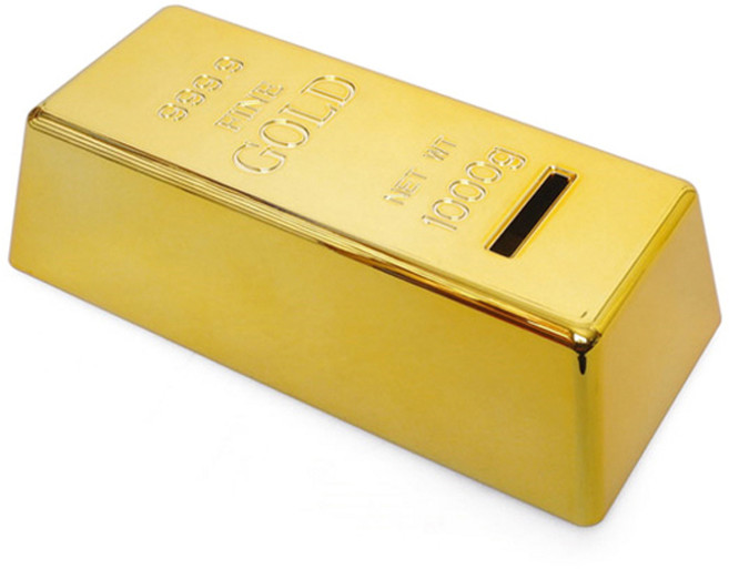 젊은이마켓 금괴 저금통 중, 1개