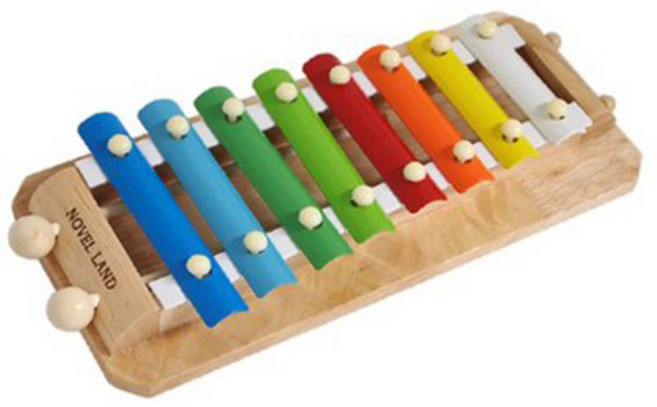 Novel Land 彩色木琴, 混合色, 1個