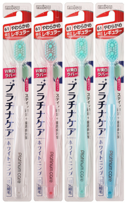 EBISU 플라티나케어 광폭칫솔 랜덤 발송, 1개입, 1개