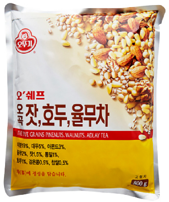 오뚜기 오쉐프 오곡잣호두율무차, 800g, 1개입, 1개