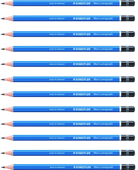 스테들러 마스 루모그라프 100 연필, 2B, 본상품선택 1개