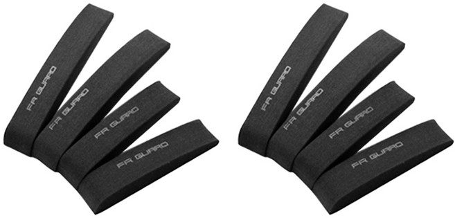 블럭마트 EVA 차량용 문콕방지가드 4p 세트, 블랙, 2세트