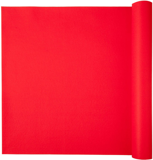 규격롤 칼라펠트 비접착식, 빨강, 1개