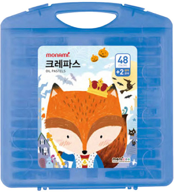 모나미 모니주 크레파스 남, 50색, 1개