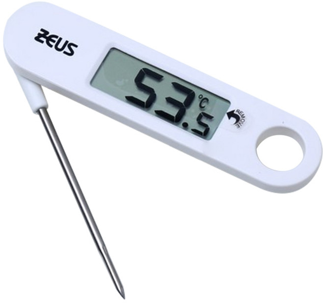 제우스 디지털 접이식 스테이크 온도계, 1개