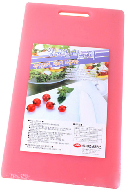 내쇼날 항균 파스텔 칼라도마, 분홍색, 1개