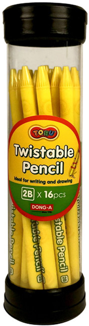 토루 샤프식연필 2mm 2B, 혼합 색상, 16개
