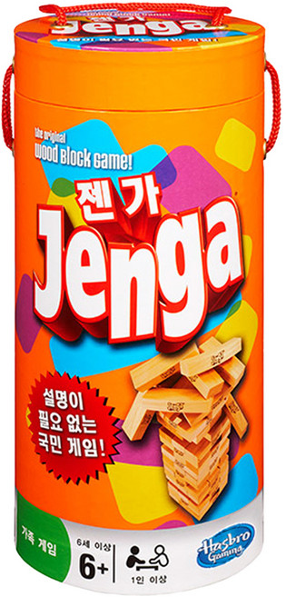 해즈브로게이밍 젠가 실린더, 혼합색상, 1개