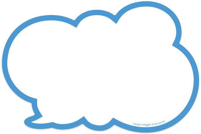 마그피아 메모보드 + 마카펜 세트, 고무자석, 구름