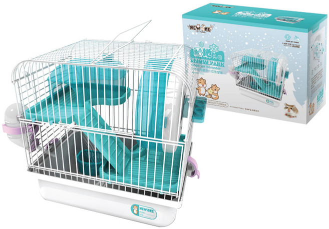 뉴에이지 햄스터 케이지 - 스노우파크 (NA-H151), 혼합 색상, 1개