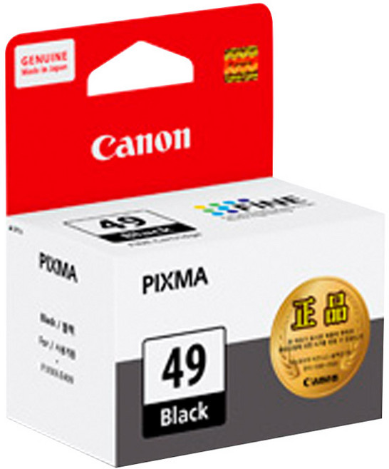 캐논 정품잉크, 검정(PG-49), 1개