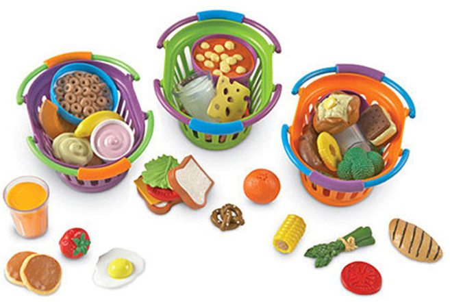 러닝리소스 뉴 스프라우츠 아침점심저녁 음식 종합 세트 보드게임, 혼합, 1개