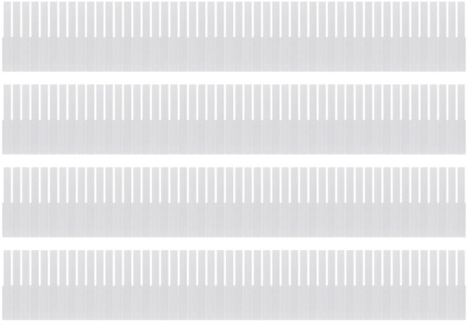 모아시스템즈 서랍장용 칸막이 소형, 화이트, 4개