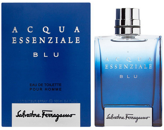 살바토레페라가모 아쿠아 에센셜 블루 뿌르옴므 오드뚜왈렛, 100ml, 1개