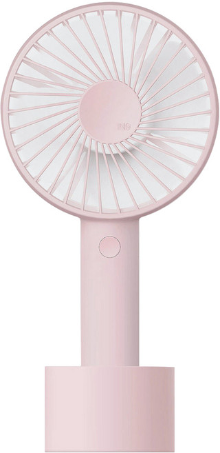 루메나 프리미엄 휴대용 선풍기 세트, N9-FAN, 핑크