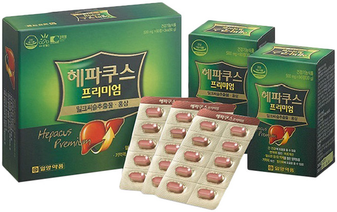 [일양] 헤파쿠스프리미엄, 60정, 2개